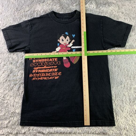 Erased Syndicate Project Shirt Mens Medium Black Short Sleeve Astro Girl Anime - Picture 4 of 9